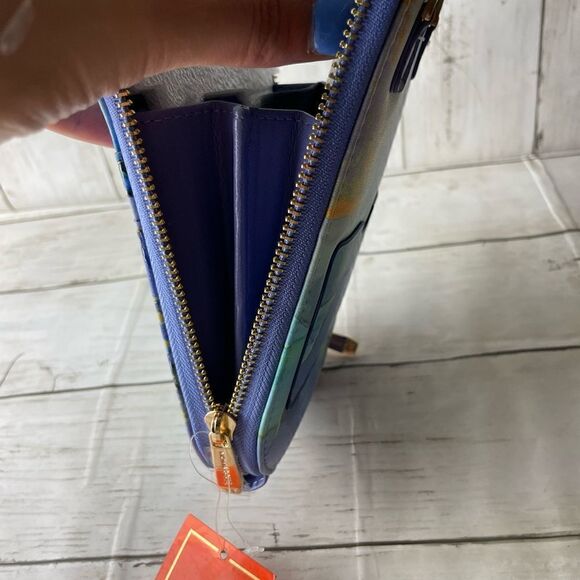 Monarque Blue Marble Crossbody Bag NWT - Picture 10 of 12